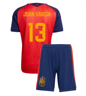 Spanien Joan Garcia #13 Replika Hemmatröja Barn VM 2026 Kortärmad (+ Korta byxor)